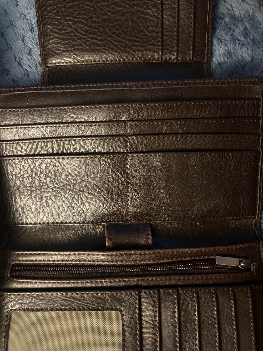Matt & Nat Trio: Cream Crossbody with Black and Dark Brown Wallets - Picture 7 of 9